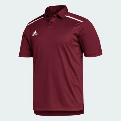 Shop Adidas Originals Men's Adidas Team Issue Polo Shirt In Red