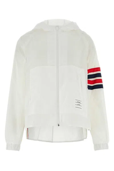 Shop Thom Browne Jackets In White