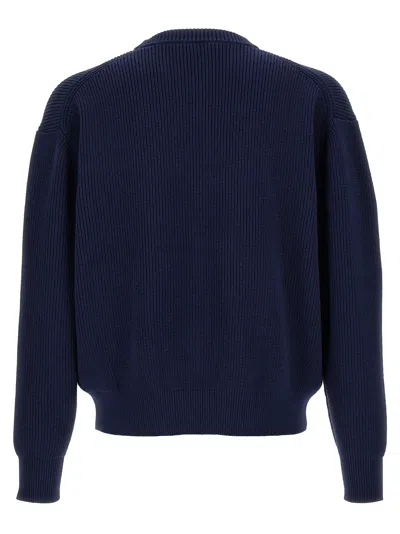 Shop Maison Kitsuné Bold Fox Head Sweater, Cardigans Blue