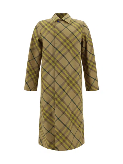 Shop Burberry Cappotto Rw Breasted