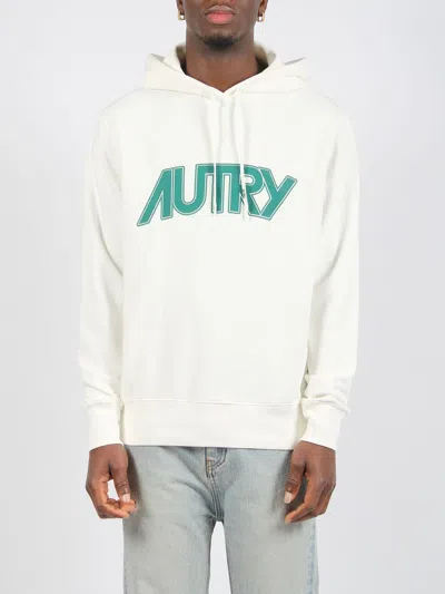 Shop Autry Cotton Hooded Sweatshirt