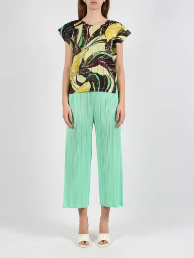 Shop Issey Miyake March Pleated Trousers