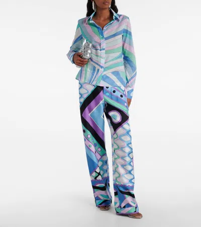 Pucci Hemd Iride Aus Baumwolle In Multicolor