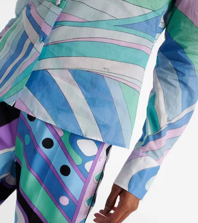 Pucci Hemd Iride Aus Baumwolle In Multicolor