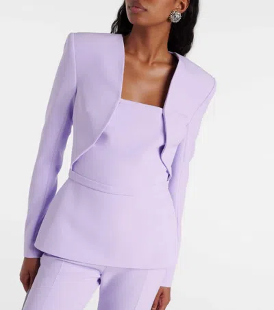 Safiyaa Samuela Crêpe Top In Lila
