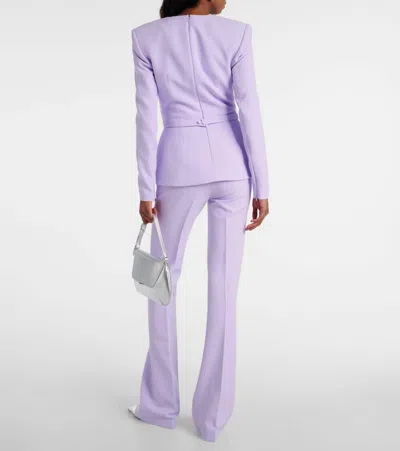 Safiyaa Samuela Crêpe Top In Lila
