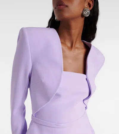 Safiyaa Samuela Crêpe Top In Lila