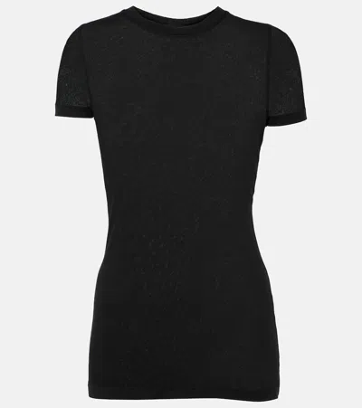 Shop Wardrobe.nyc Cotton Jersey T-shirt In Schwarz