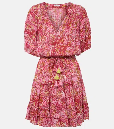 Poupette St Barth Mini Dress Bona In Rot