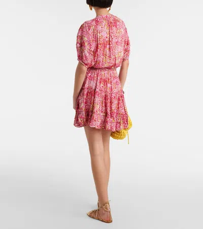 Poupette St Barth Mini Dress Bona In Rot