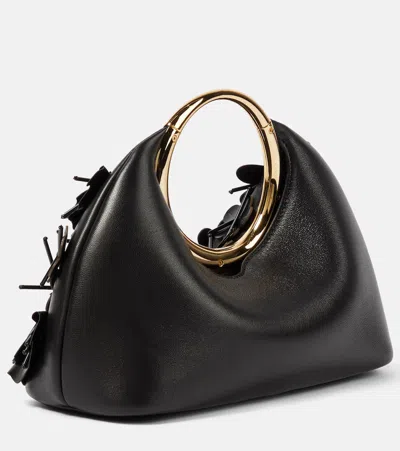 Jacquemus Tote Le Petit Calino Brode In Schwarz
