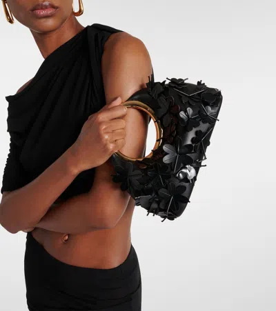 Jacquemus Tote Le Petit Calino Brode In Schwarz