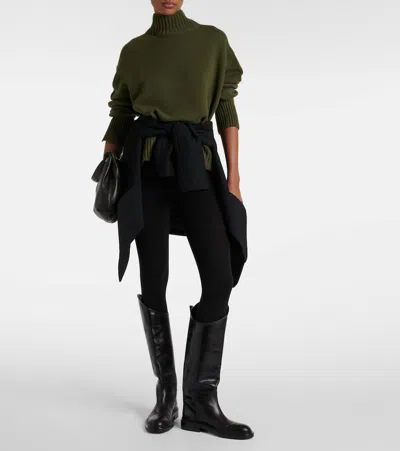 Loro Piana Leggings Dream Aus Einem Wollgemisch In Schwarz