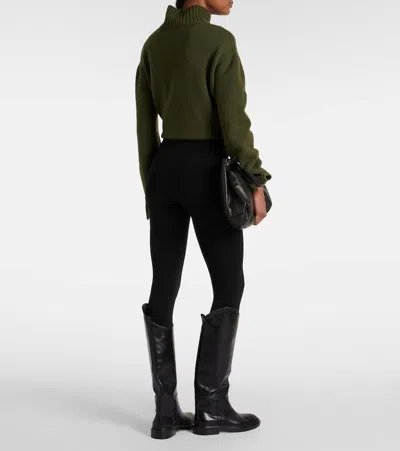Loro Piana Leggings Dream Aus Einem Wollgemisch In Schwarz