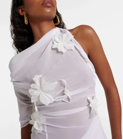 Jacquemus Minikleid La Mini Robe Bocciolo In Weiss