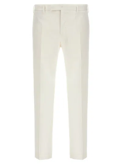 Shop Pt Torino Dieci Skinny Fit Pants In White