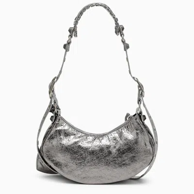 Shop Balenciaga Silver Le Cagole Xs Mini Bag Women