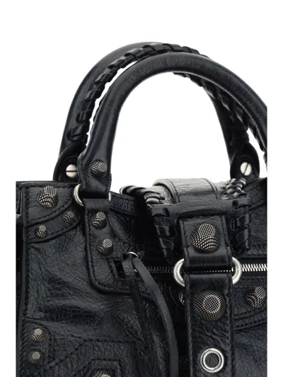 Shop Balenciaga Women Neo Le Cagole Handbag In Black