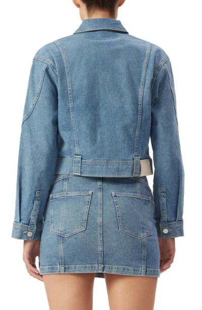 Shop Dl1961 Tilda Denim Shirt Jacket In Droplet