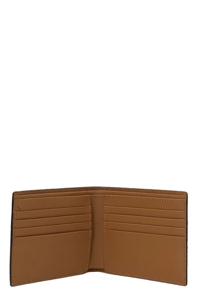 Shop Fendi Men ' Diagonal' Wallet In Brown