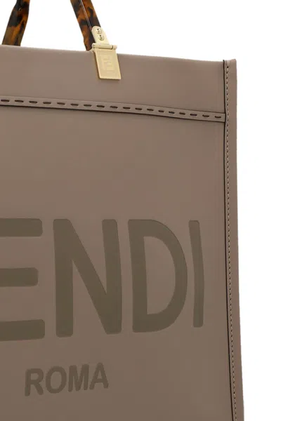 Shop Fendi Women ' Sunshine Medium' Shopping Bag In Gray