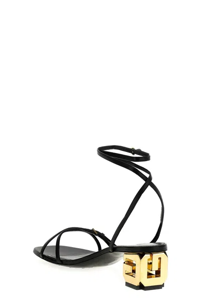 Shop Givenchy Women 'g Cube' Sandals In Black
