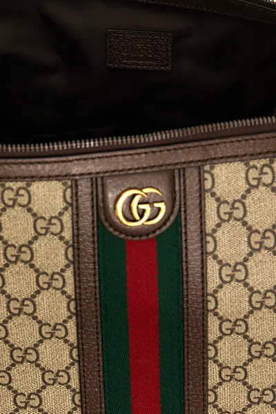 Shop Gucci Men ' Savoy' Wash Bag In Multicolor