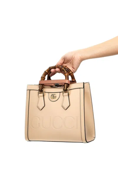 Shop Gucci Women 'diana' Small Shopping Bag In Pink