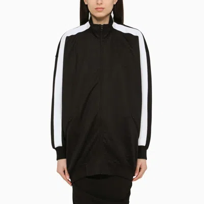 Shop Isabel Marant Black Cotton Blend Zip Sweatshirt Women