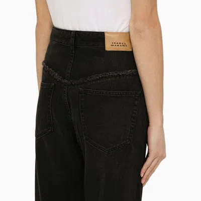 Shop Isabel Marant Black Cotton Denim Jeans Women