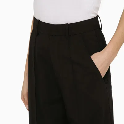 Shop Isabel Marant Black Wool Trousers Women