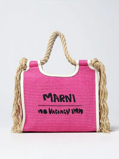 Shop Marni X No Vacancy Inn Handbag Woman Pink Woman