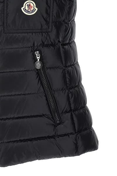 Shop Moncler Women 'glygos' Vest In Black