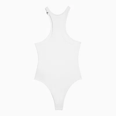 Shop Attico The  White One-piece Swimming Costume Women