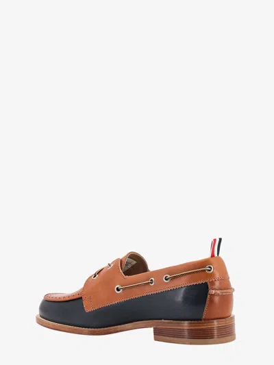Shop Thom Browne Man Loafers Man Brown Loafers