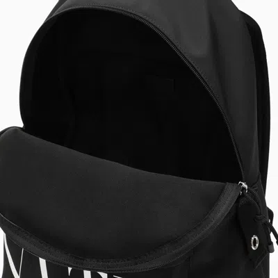 Shop Valentino Garavani Black/white Vltn Backpack Men