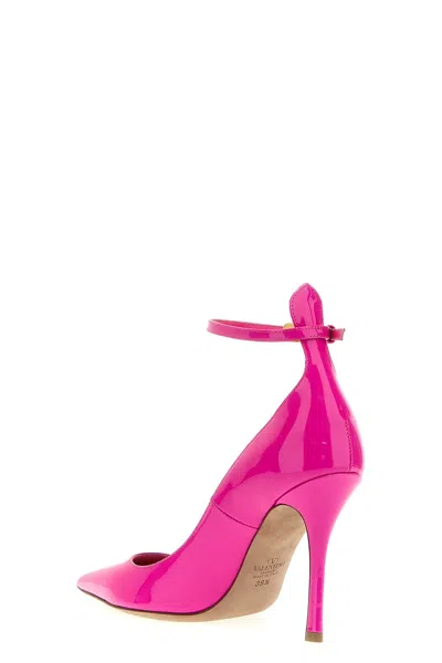 Shop Valentino Garavani Women 'tan-go' Pumps In Pink