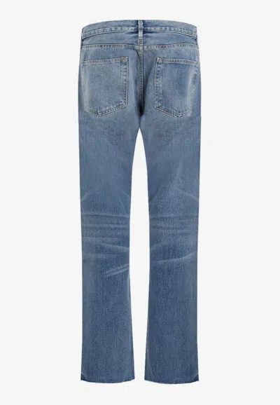 Shop Fear Of God 8th Straight-leg Jeans In Blue