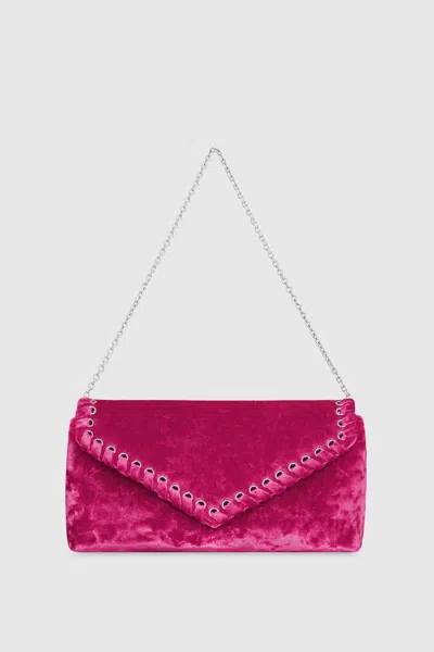 Shop Rebecca Minkoff Whip Clutch Bag In Pink