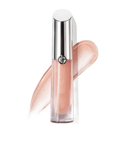 Shop Armani Collezioni Prisma Glass Lipgloss In Nude Halo
