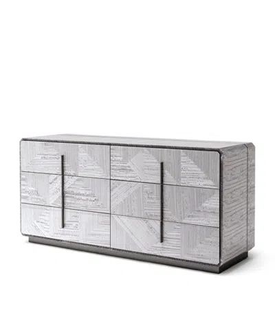 Shop Giorgio Collection Moonlight Dresser In Grey