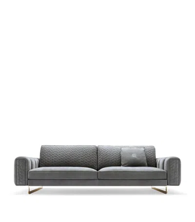 Shop Giorgio Collection Charisma Sofa In Grey