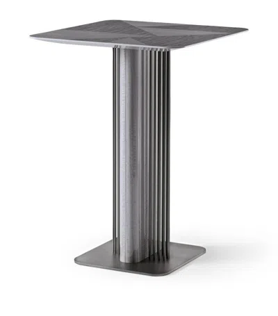 Shop Giorgio Collection Moonlight Bar Table In Grey