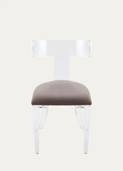 Interlude Home Tristan Acrylic Klismos Chair In Acrylic