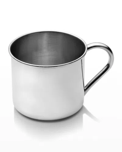 Shop Gorham Plain Handle Baby Cup In Silver