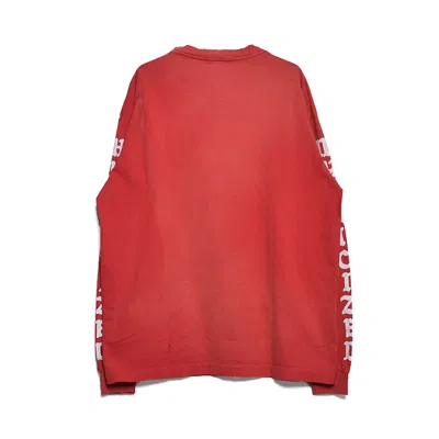 Shop Saint Michael Soft Love L/s T-shirt In Red