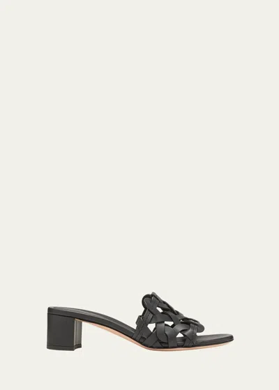 Shop Gianvito Rossi Amalfi 45 Sandals In Black