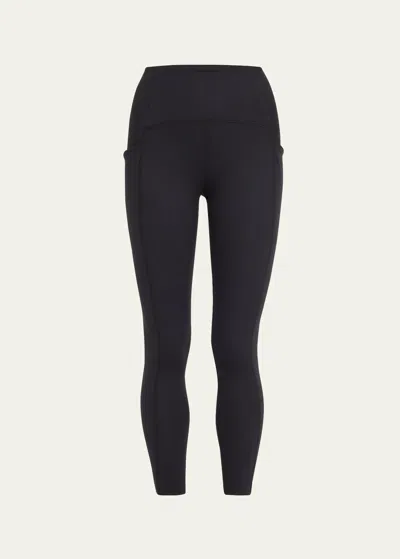 Shop Beyond Yoga Powerbeyond Strive Pocket Midi Leggings In Black
