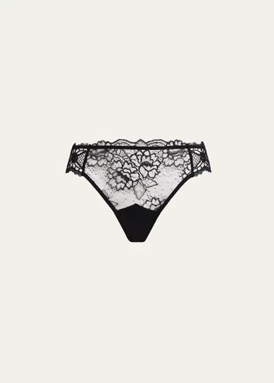 Shop Lise Charmel Sublime En Dentelle Lace Bikini In No/noir