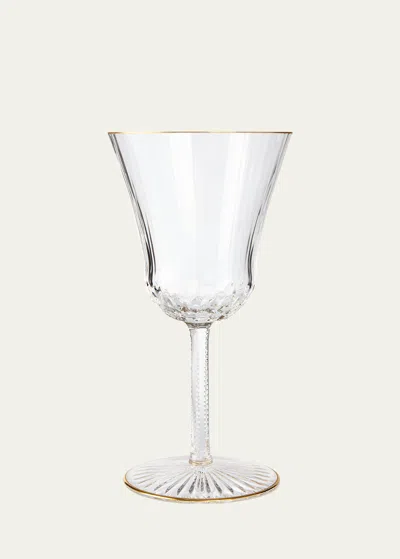 Shop Saint Louis Crystal Apollo Gold-rim Water Goblet